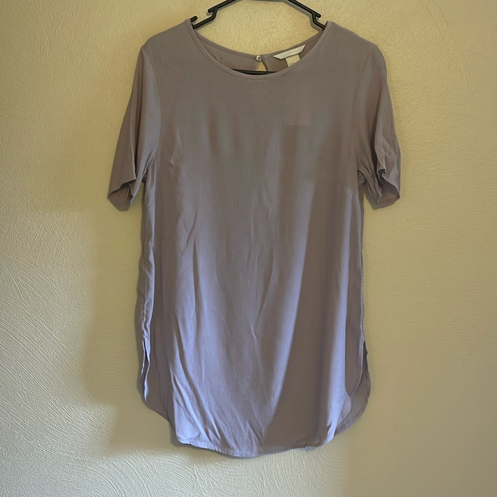 NWT H&M lavender short sleep be tunic top